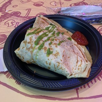 48th and Crepe - Their "Healthy Breakfast " crepe, with optional pesto sauce - Breakfast & Brunch Near Me - Las Vegas, Nevada