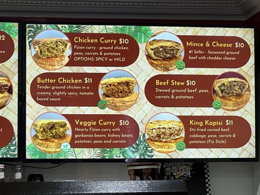 Menu photo 7 Bula Pies Fiji Vallejo, CA