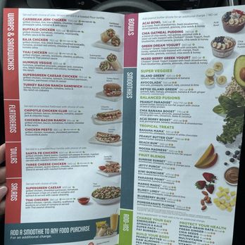 Tropical Smoothie Cafe - Menu - Juice Bars & Smoothies Near Me - Indianapolis, Indiana