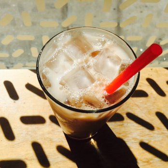 Document Coffee Bar - Iced chai with almond milk - - Coffee & Tea Near Me - Los Angeles, California