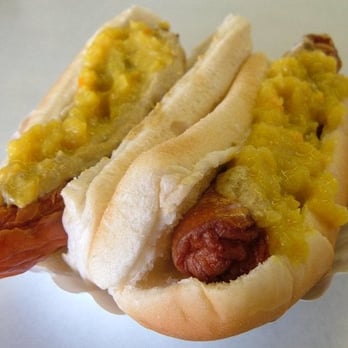 Rutt's Hut - 2 Rippers with Relish & Mustard - Hot Dogs Near Me - Clifton, New Jersey Rutt's Hut - 2 Rippers with Relish & Mustard - Hot Dogs Near Me - Clifton, New Jersey