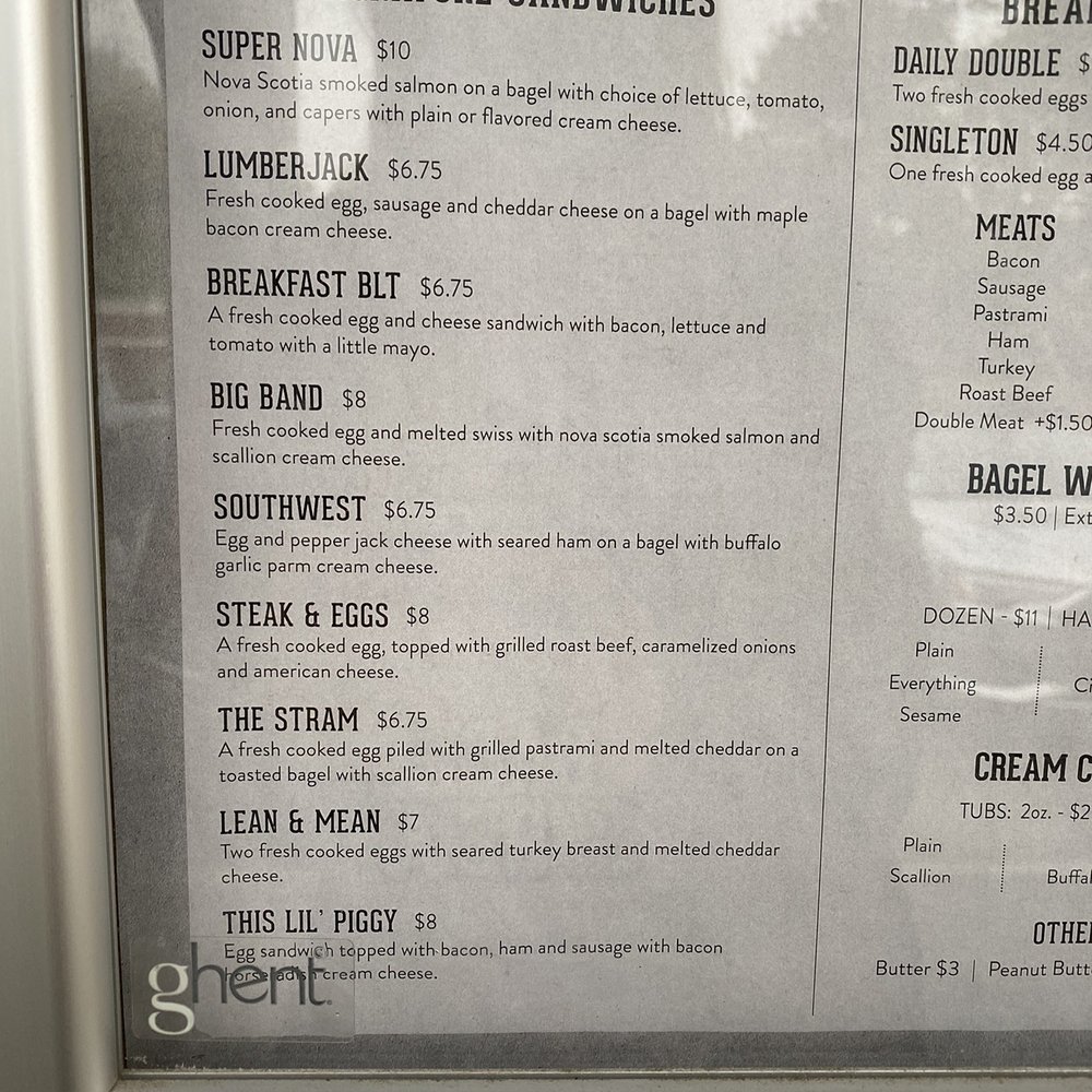 Bagel And Brew - Breakfast sandwich menu - Breakfast & Brunch Near Me - Lenox, Massachusetts