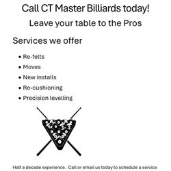 CT Master Billiards
