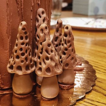 Sweet & Shiny - a group of chocolate mushrooms - Custom Cakes Near Me Sweet & Shiny - a group of chocolate mushrooms - Custom Cakes Near Me