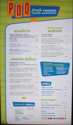 Menu photo 8 PDQ Chicken Oakland Park, FL