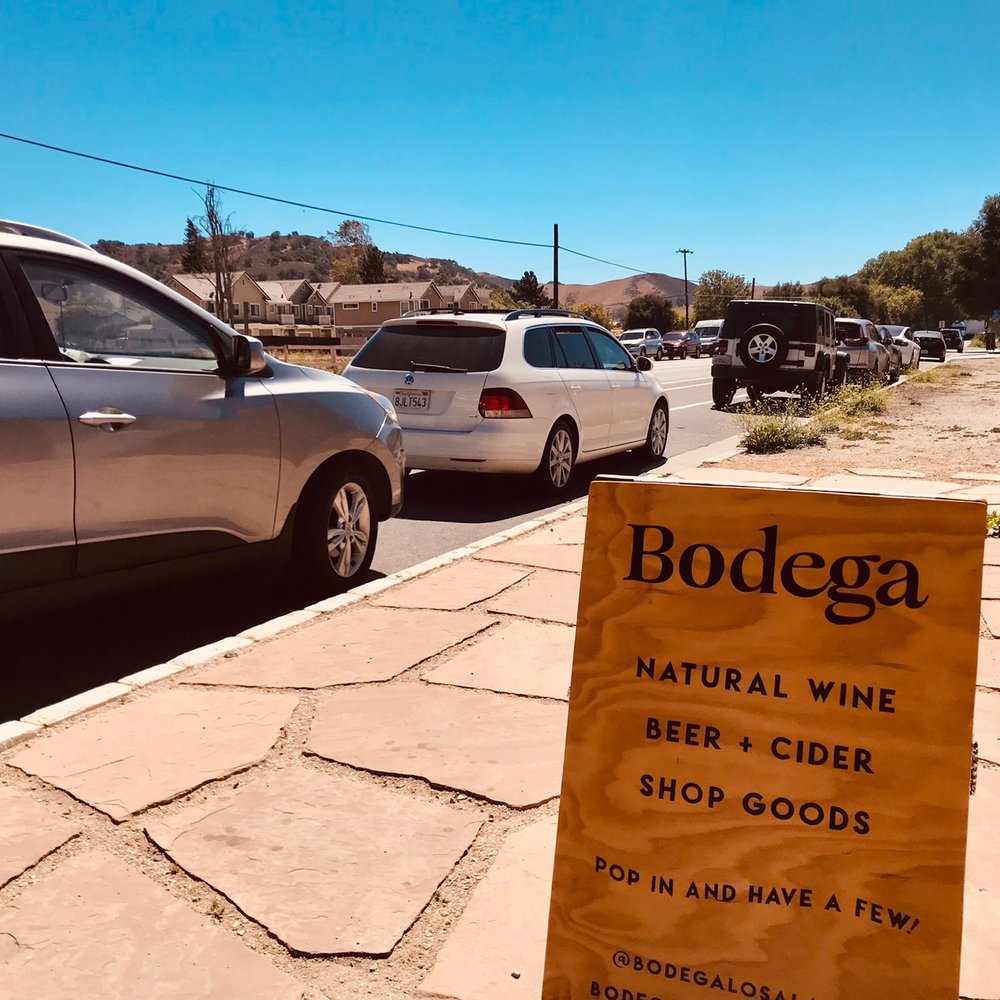 Bodega Los Alamos - a sign on the side of the road - Wine Bars Near Me - Los Alamos, California Bodega Los Alamos - a sign on the side of the road - Wine Bars Near Me - Los Alamos, California