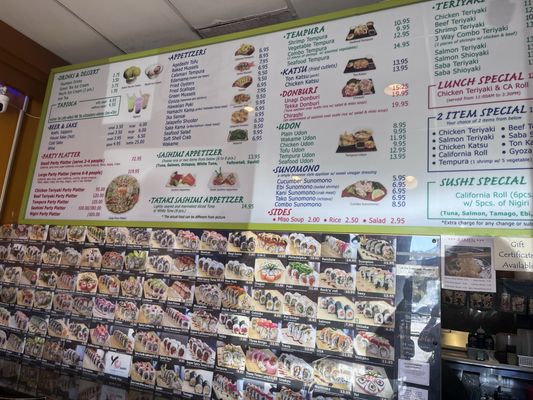 Menu photo 1 Yo Sushi Martinez, CA
