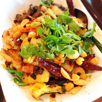 Katy's Dumplings - Mala Dry stir fry - mouth numbing goodness! - Chinese Near Me - Westmont, Illinois