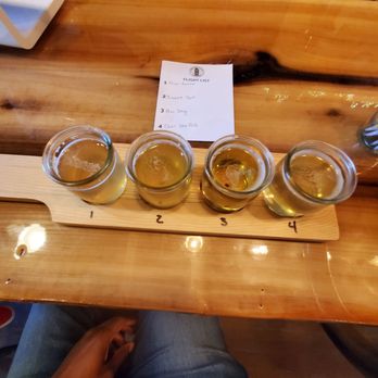 Two Story Chimney Ciderworks - Flight for $12 - Cideries Near Me - Gaithersburg, Maryland