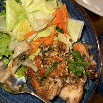 Ben Thai Cafe - Garlic duo!  Amazing! - Thai Near Me - San Francisco, California