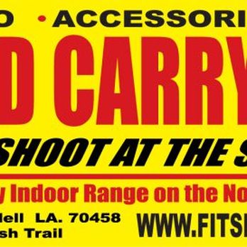 F.I.T.S Indoor Range - TRAIN & SHOOT AT THE SAME PLACE.  We offer Concealed Carry Classes and Renewal Classes every month. See our website  www.fitsindoorrange.com - Guns & Ammo Near Me - Slidell, Louisiana