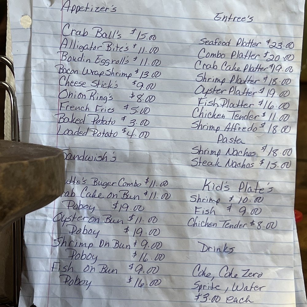 Menu Menu