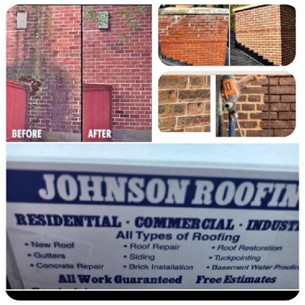 Slide of Johnson Roofing