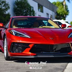 Vaia Design - Corvette C8 Protected with Ceramic Pro Ultimate Armor Package - full front PPF and lifetime Ceramic coating