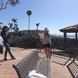 Orange County Walking Tours - Start of the tour at Blue Lantern - overlooking Doheny, the harbor and Ocean Institute. Gorgeous views!