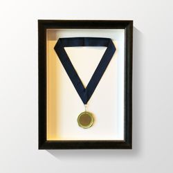 Time Capsule Framing - Shadow Boxed Junior Sports Medal