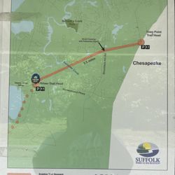 Suffolk Seaboard Coastline Trail - Map