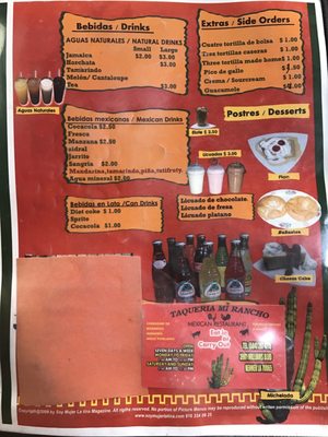Menu photo 4 Taqueria Mi Rancho Kenner, LA Menu photo 4 Taqueria Mi Rancho Kenner, LA