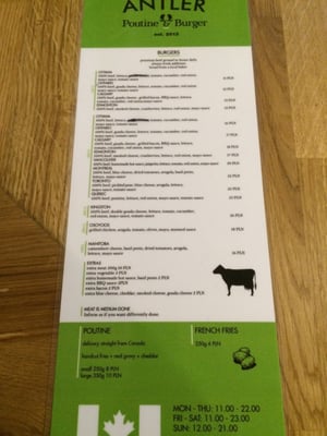Menu photo 5 Antler Poutine & Burger Kraków, DS