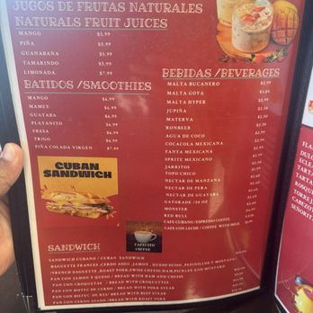 Marys Bakery - Juices, smoothies, and drinks - Cuban Near Me - Odessa, Texas