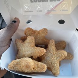 Star nuggets the most expensive nuggets I have ever paid for. $1.18 a nugget