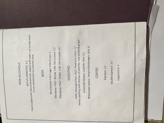 Menu photo 6 Bancone London, XGL Menu photo 6 Bancone London, XGL