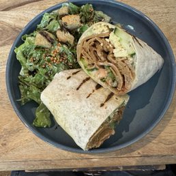 Gyro and salad Gyro and salad