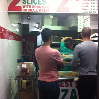 1 Dollar Pizza - It's a very small place so here's some people for scale. Taken from the doorway. - Pizza Near Me - New York, New York 1 Dollar Pizza - It's a very small place so here's some people for scale. Taken from the doorway. - Pizza Near Me - New York, New York