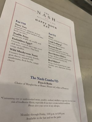 Menu photo 5 The Nash Houston, TX