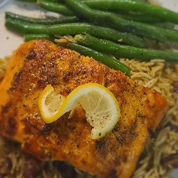 Zeke's Kitchen & Bar - Salmon was perfectly cooked. The sides were delicious, too. Menu is very reasonable priced for portion size. - New American Near Me - Smyrna, Georgia Zeke's Kitchen & Bar - Salmon was perfectly cooked. The sides were delicious, too. Menu is very reasonable priced for portion size. - New American Near Me - Smyrna, Georgia