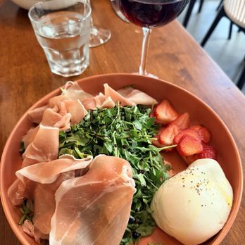 Monzu Fresh Pasta - Burrata & Strawberry Salad - Italian Near Me - San Diego, California Monzu Fresh Pasta - Burrata & Strawberry Salad - Italian Near Me - San Diego, California