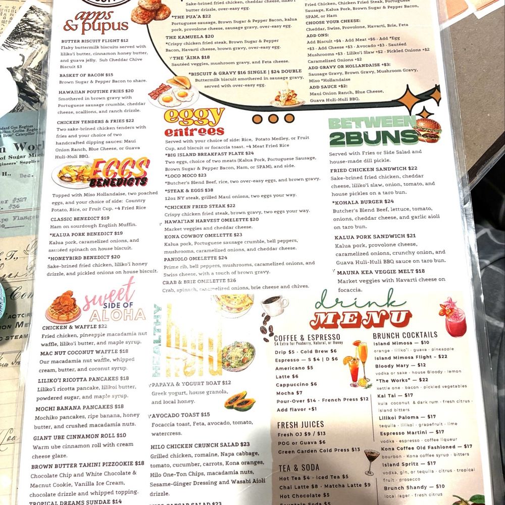 Kona Biscuit - Menu - Breakfast & Brunch Near Me - Waikoloa, Hawaii