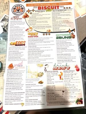 Menu photo 1 Kona Biscuit Waikoloa, HI Menu photo 1 Kona Biscuit Waikoloa, HI