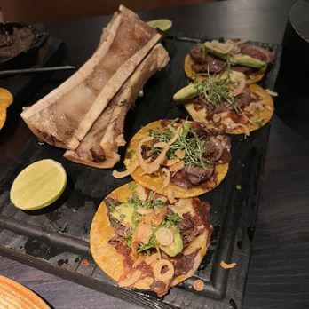Origen - Steak tacos with bone marrow. - Steakhouses Near Me - Gilbert, Arizona