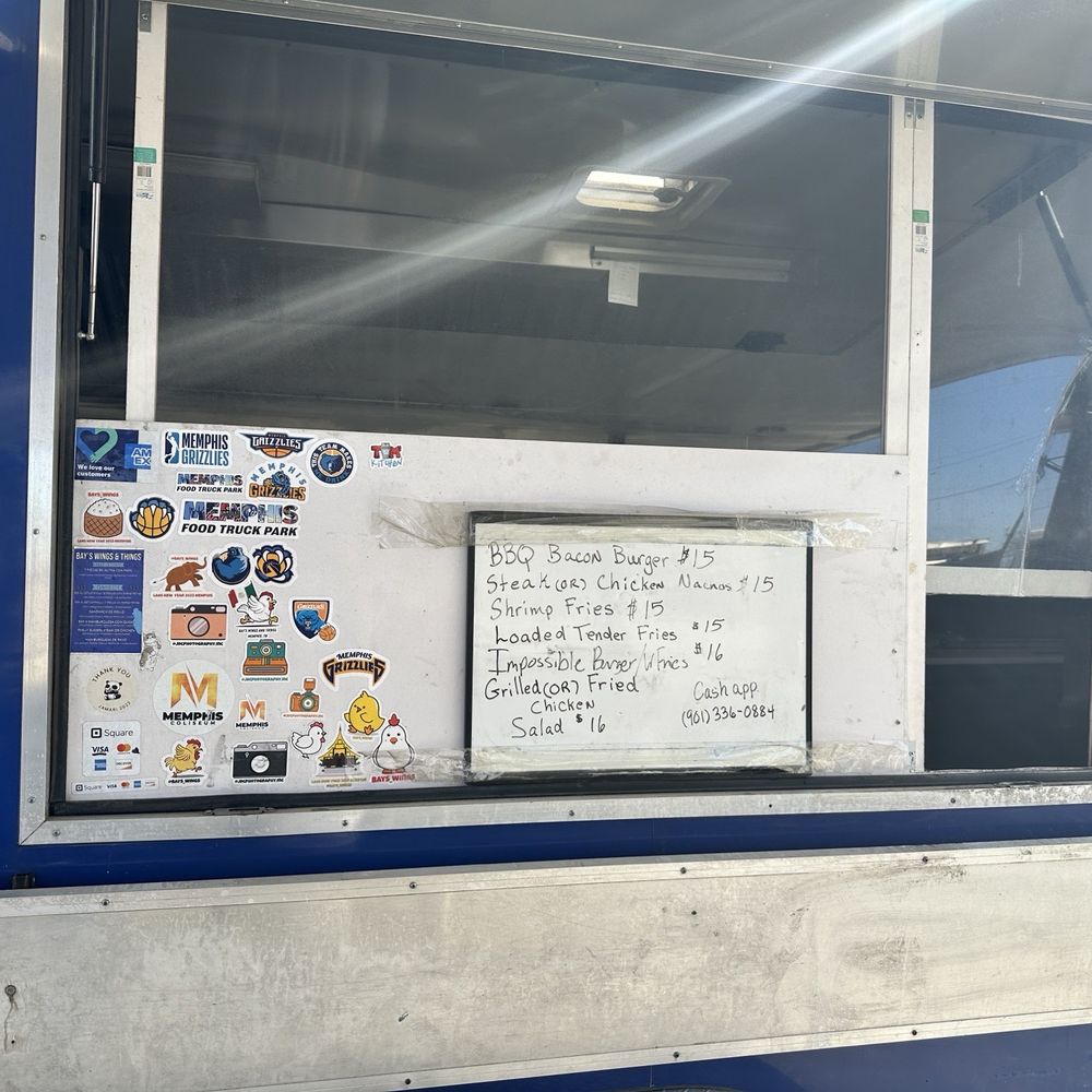BAY’S WINGS - a blue food truck - Food Trucks Near Me - Memphis, Tennessee