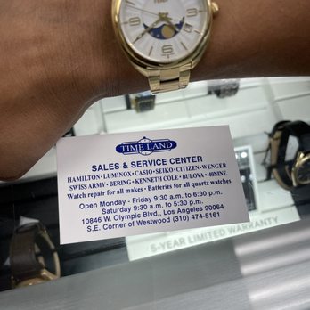 Timeland - Watch that needed links taken out to fit wrist - Watch Repair Near Me - Los Angeles, California Timeland - Watch that needed links taken out to fit wrist - Watch Repair Near Me - Los Angeles, California