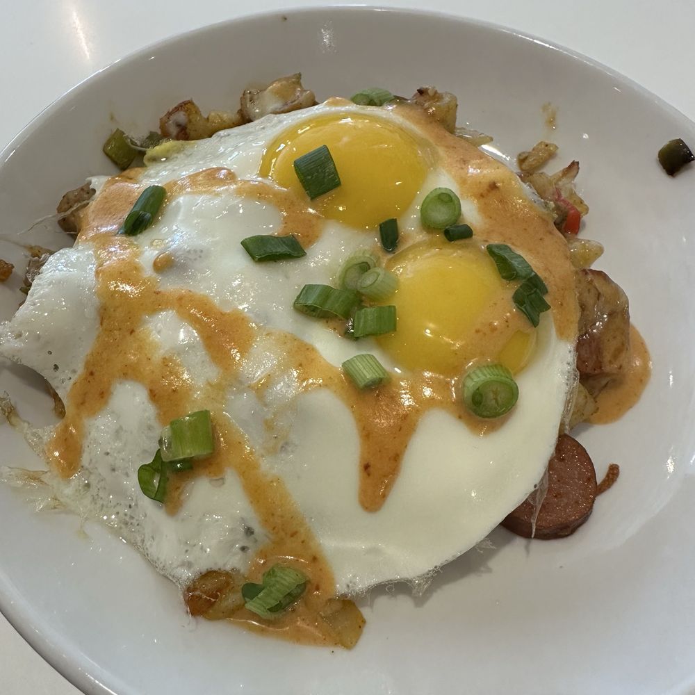 Over Easy - Surprise - Cajun Hash w/ chicken sausage - Breakfast & Brunch Near Me - Surprise, Arizona Over Easy - Surprise - Cajun Hash w/ chicken sausage - Breakfast & Brunch Near Me - Surprise, Arizona