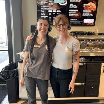 Aspasia Coffee and Bake Shop - Alexa on the left and Carrie on the right. - Gluten-Free Near Me - Carmel, Indiana