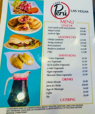 Menu photo 2 Cafe Peru Las Vegas, NV Menu photo 2 Cafe Peru Las Vegas, NV