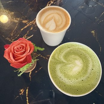 Adee's Coffee Roasters - Strawberry Matcha and Latte - Cocktail Bars Near Me - Baltimore, Maryland