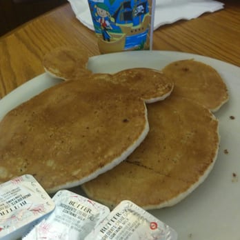 Peppermill Restaurant - Mickey mouse pan cakes...what happened to mickey's ears - Steakhouses Near Me - Bad Axe, Michigan