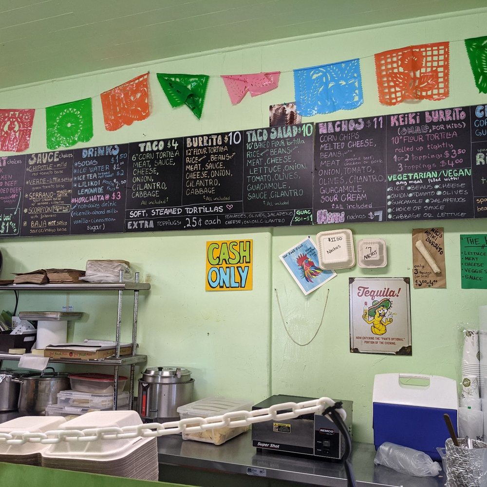 Taco tita - Taco Tita: Elaborate Menu! - Tacos Near Me - Naalehu, Hawaii