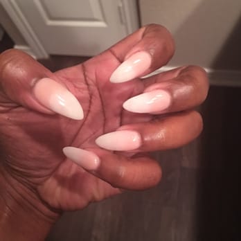 Happiness Nails - Ombré double dip powder. Very expensive method so be aware of the price. - Nail Salons Near Me - Pearland, Texas Happiness Nails - Ombré double dip powder. Very expensive method so be aware of the price. - Nail Salons Near Me - Pearland, Texas
