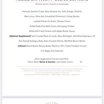 XO Restaurant - Asian Fusion Near Me - Honolulu, Hawaii
