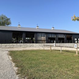 Exterior of black barn Exterior of black barn