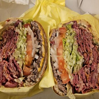 Lucky Boy - Pastrami burger was huge and filled with a lot of pastrami - Fast Food Near Me - Pasadena, California Lucky Boy - Pastrami burger was huge and filled with a lot of pastrami - Fast Food Near Me - Pasadena, California