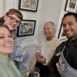 CityArts Orlando - Lorn, Grace Garvey (artist), Mikhail and I. (Photo by Lorn C.)