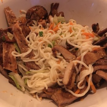 Miss Saigon Cafe - Meat trio noodle bowl (shrimp, pork, & chicken) with no carb noodles - Vietnamese Near Me - Hurst, Texas Miss Saigon Cafe - Meat trio noodle bowl (shrimp, pork, & chicken) with no carb noodles - Vietnamese Near Me - Hurst, Texas