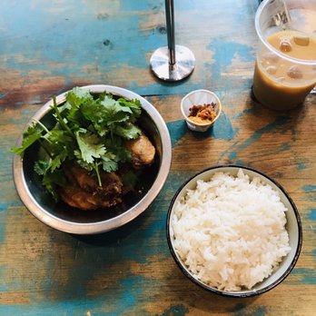 Kopitiam - Salted egg wings + Coconut rice - Malaysian Near Me - New York, New York