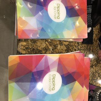 Grand Nail Spa - A unique way of displaying the dip colors - Nail Salons Near Me - Dallas, Texas